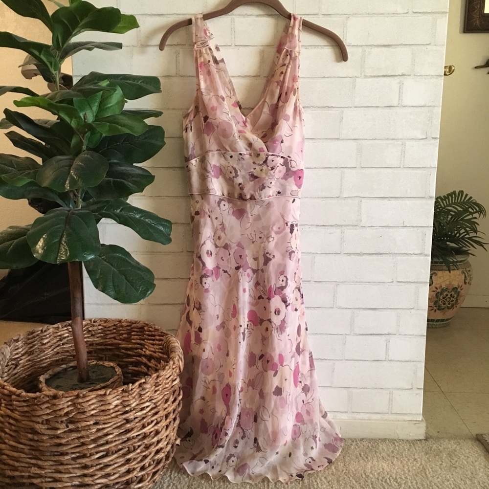 Express Pink Floral Dress